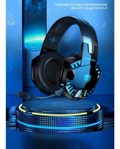 Fone Ouvido Para Jogos G2000 Bluetooth 5.0 Com Microfone Le