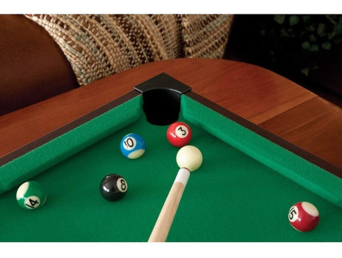 Imagem 2 de 8 de Brinquedo Jogo Mini Mesa De Bilhar Snooker Sinuca (51x31x10)