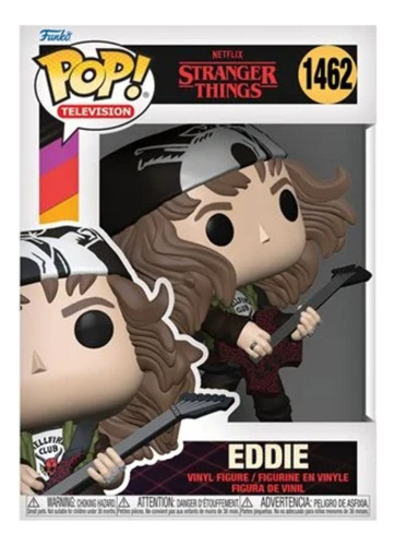 Funko Pop! Tv: Stranger Things S4 - Eddie Con Guitarra #1462