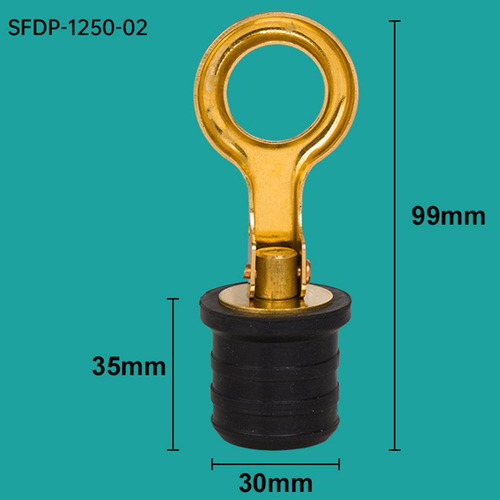 Válvula De Drenaje Premium Para Mango A Presión De 30 Mm.
