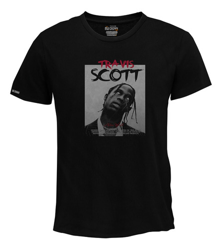 Camiseta Premium Hombre Travis Scott Rap Hip Hop Bpr2