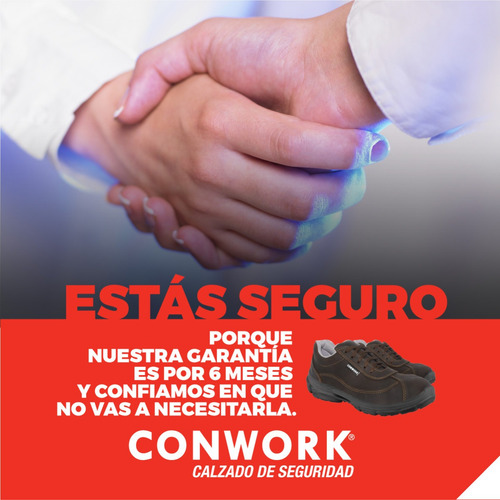 Imagen 10 de 10 de Calzado De Seguridad Conwork Ergon 103za Titan Chocolate