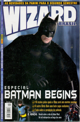 Wizard Brasil Nº 21 - Reportagens E Quadrinhos - 84 Pgs.