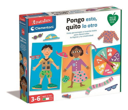 Juego Educativo Clementoni Pongo Esto, Quito Lo Otro 55449