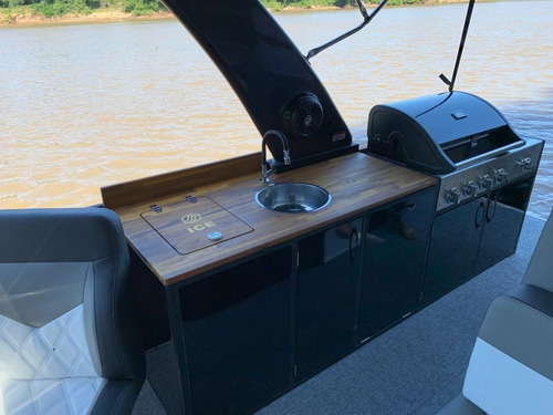 Imagem 2 de 15 de Lancha Pontoom Solara 300 - Zero - Ñ Fishing Triton Sessa