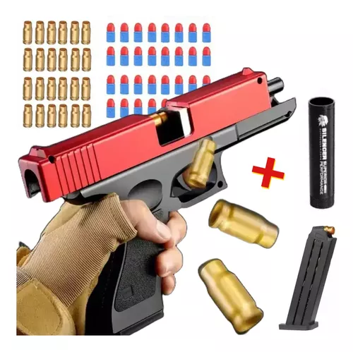 Arma Pistola Glock 45 Cosplay Arminha De Brinquedo Realista