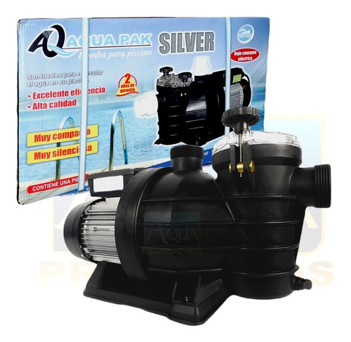 Bomba Para Alberca Silver 1 Hp 1 Fase 115 V Aquapak