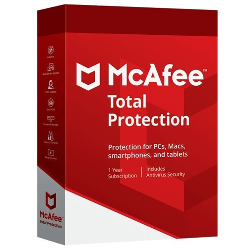 Mcafee Total Protección 2020 Usuarios Ilimitados X 1 Ano.!