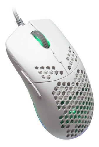 Imagen 2 de 2 de Mouse de juego Game Factor MOG601 blanco