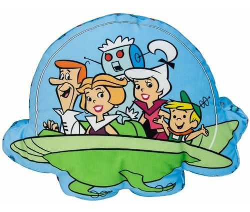 Almofada Formato Jetsons Zc 10064780 Cor Azul Desenho do tecido Os Jetsons