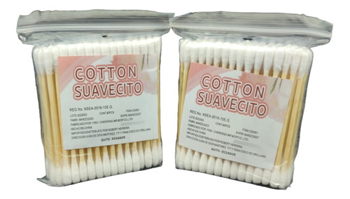 Cotonete Suavecito 50pcs 