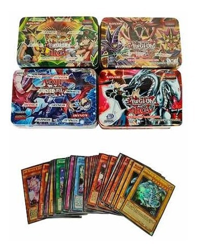 Mazo De 40 Cartas Yu Gi Oh Caja Metal Coleccion Juego