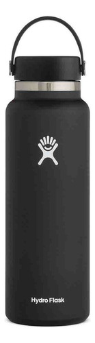 Botella Térmica Hydro Flask 1,2 L Boca Ancha Color Negro