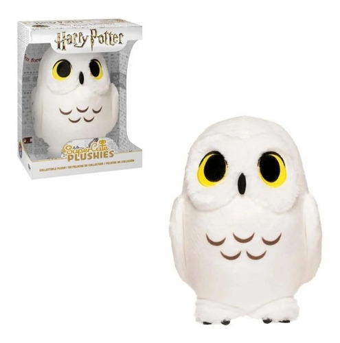 Imagem 1 de 2 de Pelúcia Coruja Hedwig Harry Potter 19cm Funko Licenciada
