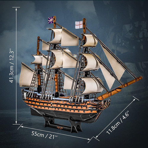 Fanbusa 3d Led Puzzle Modelo Barco Para Hombres Mujeres, ...