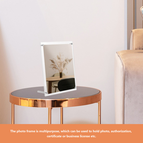Soporte De Póster Transparente Con Imagen Transparente