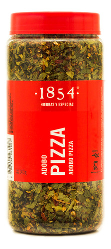 Adobo Pizza 1854 - Pote 140 Gr.