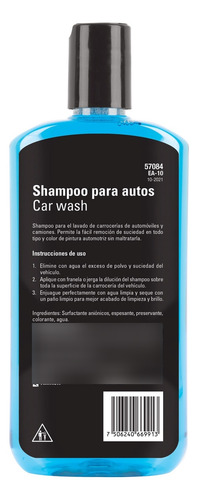 Shampoo Para Autos Limpieza Profunda Carros Motos Camionetas