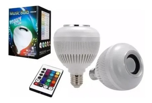 Lampada E Caixa De Som Juntas Bluetooth Sem Fio Cor da luz Colorido 110V/220V (Bivolt)