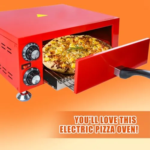 Horno Eléctrico Para Pizza Kooten Para Interiores, 12 Encime