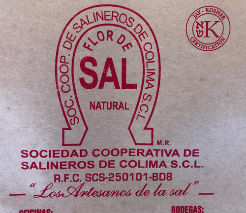 Flor De Sal Dos Kilos 2.0 Kg Cuyutlan Colima Kosher Natural
