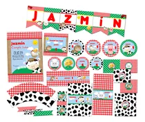 Comprar Kit Imprimible Animalitos De La Granja Solo Textos Editables