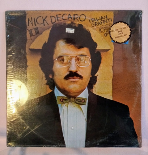 Nick Decaro Italian Graffiti Vinil Lp Importado Sellado Raro