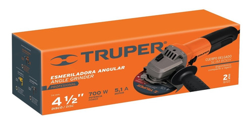 Esmeriladora Angular Truper Profesional Esma-4-1/2a9