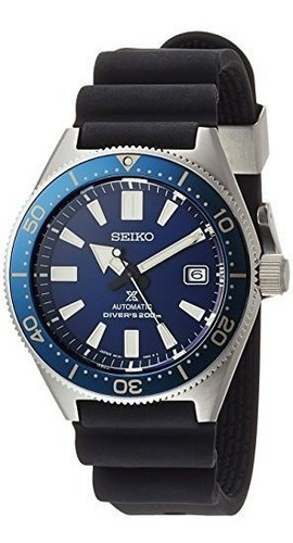 Relógio Masculino Sbdc053 Seiko Modelo 1st Divers Vintage Cor da correia Preto Cor do bisel Azul Cor do fundo Azul