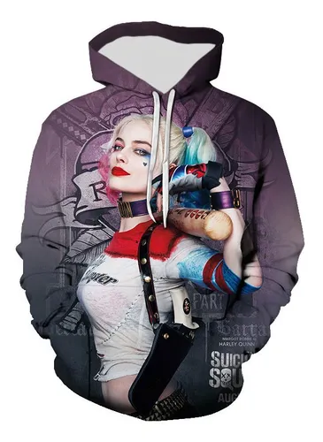 unos pocos halcón mareado Sudadera Con Capucha Con Estampado 3d De Joker Harley Quinn | Meses sin  intereses