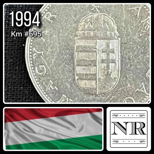 Hungría - 10 Florines - Año 1994 - Km #695 - Escudo