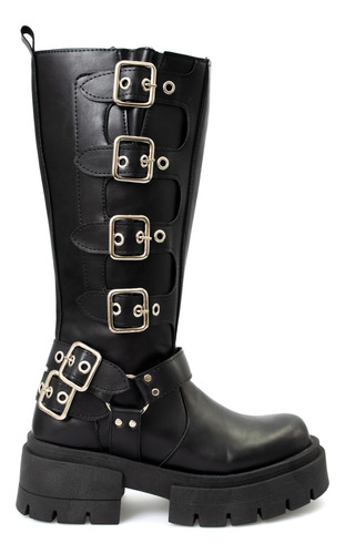 Botas Borcegos Mujer Peripiedi Atenas Hebillas 35/40  Shubox