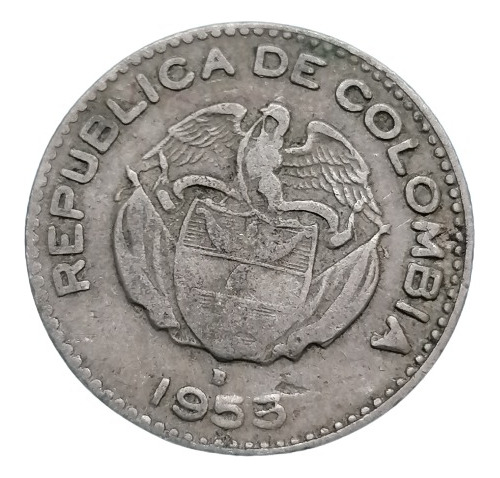 Colombia Moneda 10 Centavos 1953