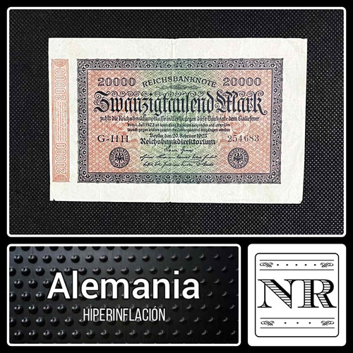 Alemania - 20000 Marks - Año 1923 - P #85