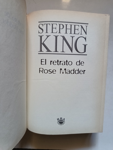 Libro El Retrato De Rose Madder - Stephen King (tapa Dura)