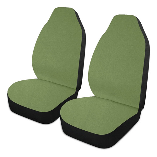 Funda Asiento Coche Color Verde Oliva Oscuro Solido X