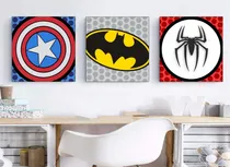 Comprar Cuadros Infantiles Superheroes Habitación Niños 40x40 Marvel