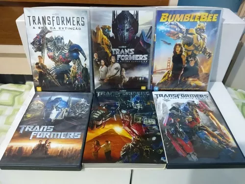 Coleção Dvds Transformers - Filmes Original - Novo