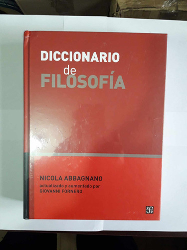 Diccionario De Filosofía / Nicola Abbagnano