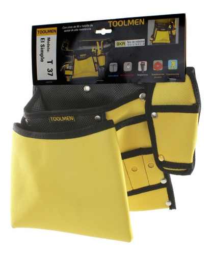 Imagen 2 de 8 de Cinturon Porta Herramientas Toolmen T37 Durlero Techista