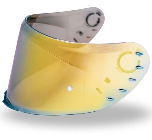 Imagem 1 de 2 de Viseira Capacete Mt Revenge 2 Blade 2 V14 Dourada