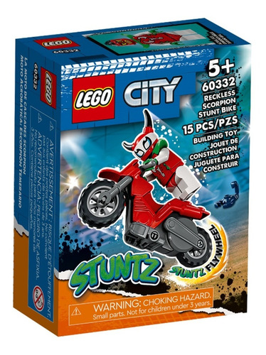 Lego City Motocicleta De Acrobacias Escorpion Deportiva