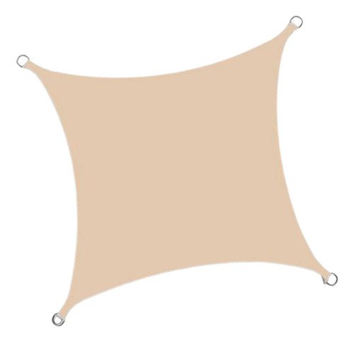 Toldo De Vela De Sombra Impermeable Para 2x2m Beige