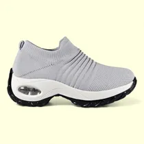 Comprar Zapatillas Para Mujer Elastizada Sin Cordones Con Plataforma