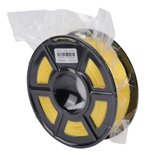 Filamento Pla + Silk Metalizado - Reprap3d - Amarelo