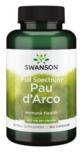 Pau D'arco Full Spectrum 500 Mg X 100 Caps Swanson