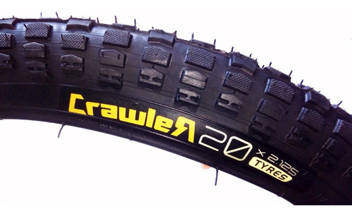 Imagen 2 de 5 de Caucho De Bicicleta Rin 20 Marca Crawler 20 X 2.125 Camara