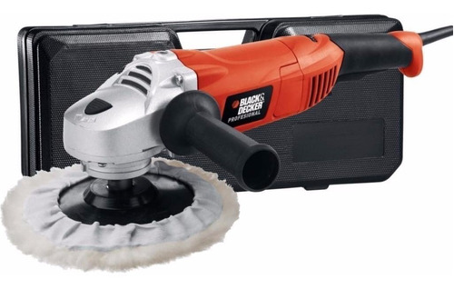 Lustralijadora Pulidora Black Decker 180mm Wp1500k +3 Lijas