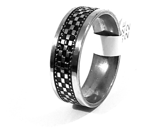 Anillo Hombre Clasico De Acero Quirurgico