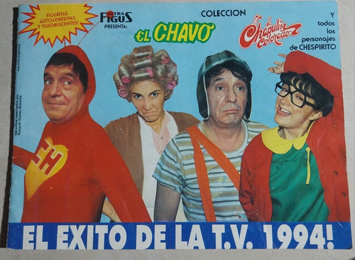 Album El Chavo. Ultra Figus, Incompleto, 9 Pegadas.